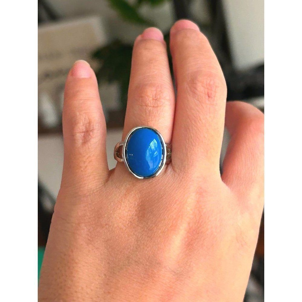 Blue Stone Ring - Picture 7 of 7